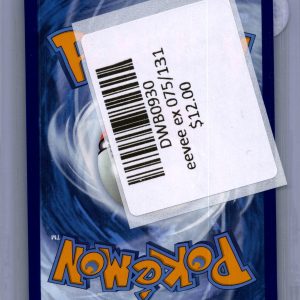 Eevee EX 075/131, Prismatic Evolutions Pokemon card - alternate view