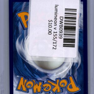 Lumineon V 155/172, Brilliant Stars Pokemon card - alternate view