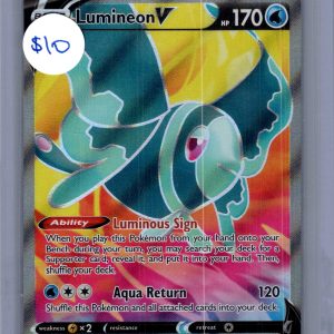 Lumineon V 155/172, Brilliant Stars Pokemon card