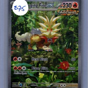 Gouging Fire EX 204/162, Temporal Forces Pokemon card