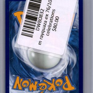 M Rayquaza EX 76/108, Celebrations Pokemon card - alternate view