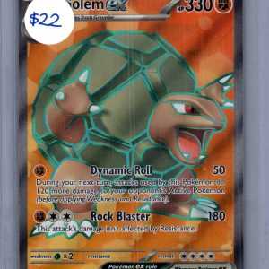 Golem EX 189/165, 151 Pokemon card