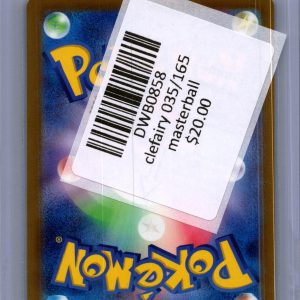 Clefairy 035/165 C Masterball, Japanese Singles Pokemon card - alternate view