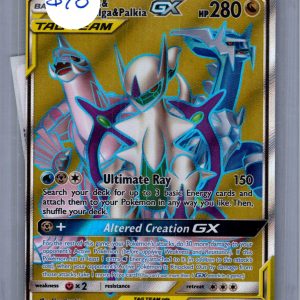 Arceus and Dailga and Palkia GX 220/236, Cosmic Eclipse Pokemon card