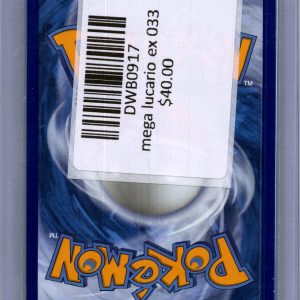 mega lucario ex 033 Pokemon card - alternate view