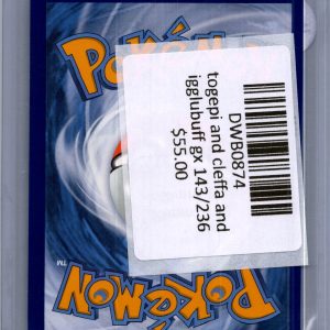 Togepi and Cleffa and Igglybuff GX 143/236, Cosmic Eclipse Pokemon card - alternate view