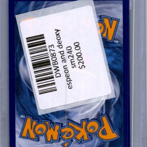 Espeon and Deoxys GC SM240, PROMO Pokemon card - alternate view