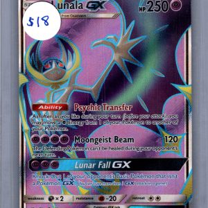 Lunala GX 141/149, Sun and Moon Pokemon card