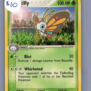 Beautifly 6/17, Vintage Singles Pokemon card