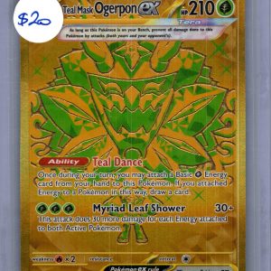 Teal Mask Ogerpon EX 177/131, Prismatic Evolutions Pokemon card
