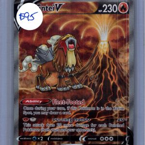 Entei V GG36/GG70, Crown Zenith Pokemon card
