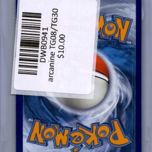 Hisuian Arcanine TG08/TG30, Lost Origin Pokemon card - alternate view