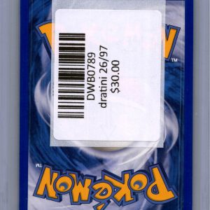 Dratini 26/97, Vintage Singles Pokemon card - alternate view