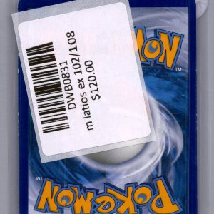 M Latios EX 102/108, Roaring Skies Pokemon card - alternate view