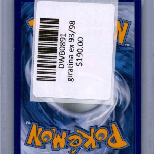 Giratina EX 93/98, Ancient Origins Pokemon card - alternate view
