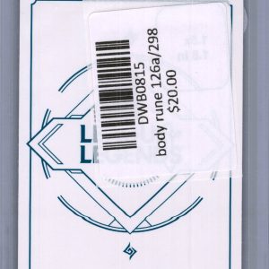 Body Rune 126a/298, Riftbound Singles Riftbound trading card - alternate view