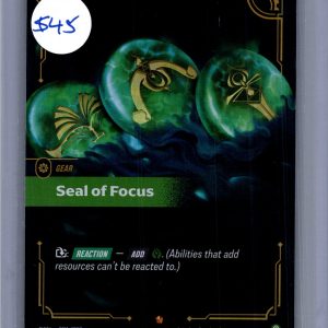 Seal of Focus 081/298, Riftbound Singles Riftbound trading card