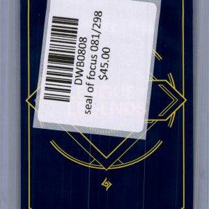 Seal of Focus 081/298, Riftbound Singles Riftbound trading card - alternate view
