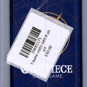 T-bone eb01-049 R alt art, One Piece Singles One Piece trading card - alternate view
