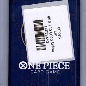 Buggy OP09-051 R alt art, One Piece Singles One Piece trading card - alternate view