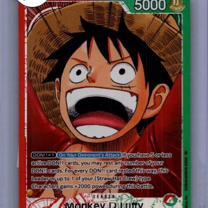 Monkey D Luffy OP13-001 L alt art, One Piece Singles One Piece trading card