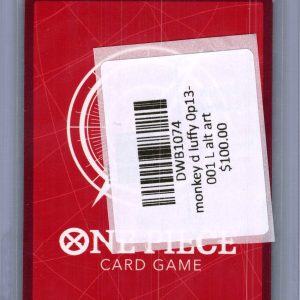 Monkey D Luffy OP13-001 L alt art, One Piece Singles One Piece trading card - alternate view