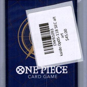 Kaido OP05-118 SEC alt art, One Piece Singles One Piece trading card - alternate view