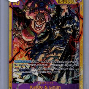 Kaido and Linlin OP08-119 SEC, One Piece Singles One Piece trading card