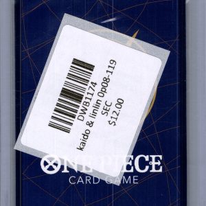 Kaido and Linlin OP08-119 SEC, One Piece Singles One Piece trading card - alternate view