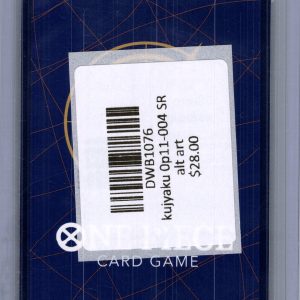 Kujyaku OP11-004 SR alt art, One Piece Singles One Piece trading card - alternate view