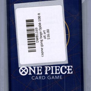 Capone Gang Bege 0p04-100 R alt art, One Piece Singles One Piece trading card - alternate view