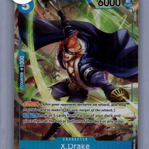 x.drake OP05-055 R alt art, One Piece Singles One Piece trading card