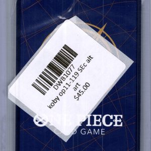 Koby OP11-119 SEC alt art, One Piece Singles One Piece trading card - alternate view