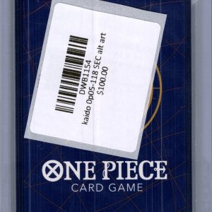 Kaido OP05-118 SEC alt art, One Piece Singles One Piece trading card - alternate view