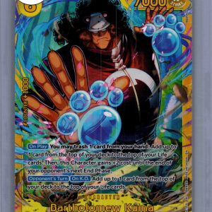 Bartholomew Kuma OP12-119 SEC, One Piece Singles One Piece trading card