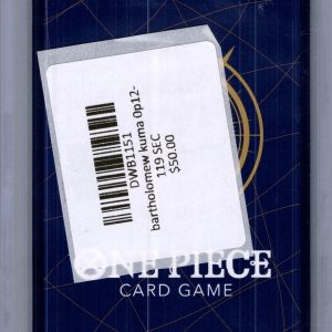 Bartholomew Kuma OP12-119 SEC, One Piece Singles One Piece trading card - alternate view