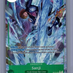 Sanji OP13-027 R alt art, One Piece Singles One Piece trading card