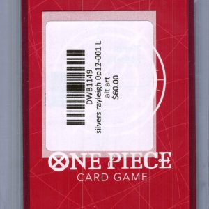 Silvers Rayleigh OP12-001 L alt art, One Piece Singles One Piece trading card - alternate view