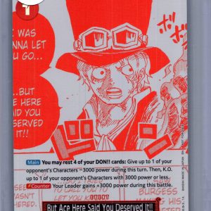 But Ace Here Said You Deserved It OP13-019 R, One Piece Singles One Piece trading card