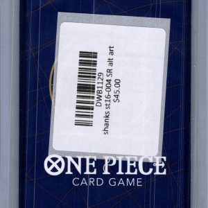 Shanks ST16-004 SR alt art, One Piece Singles One Piece trading card - alternate view