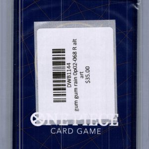 Gum Gum Rain OP02-068 R alt art, One Piece Singles One Piece trading card - alternate view