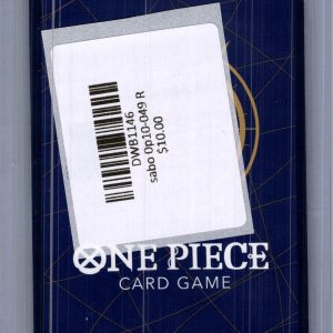 Sabo 0p10-049 R, One Piece Singles One Piece trading card - alternate view