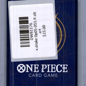 X.Drake OP-05-055 R alt art, One Piece Singles One Piece trading card - alternate view