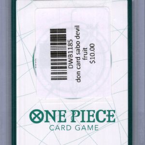 Don Card Sabo Devil Fruit One Piece trading card - alternate view