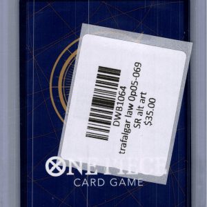 Trafalgar Law OP05-069 SR alt art, One Piece Singles One Piece trading card - alternate view