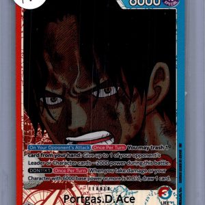 Portgas D Ace OP13-002 L alt art, One Piece Singles One Piece trading card