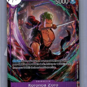 Roronoa Zoro OP09-076 R alt art, One Piece Singles One Piece trading card