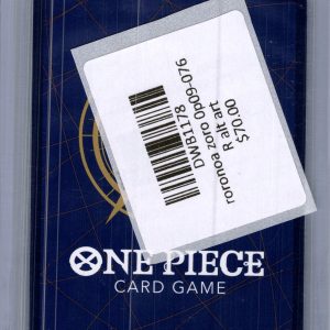 Roronoa Zoro OP09-076 R alt art, One Piece Singles One Piece trading card - alternate view