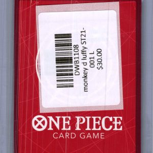 Monkey D Luffy ST21-001 L, One Piece Singles One Piece trading card - alternate view