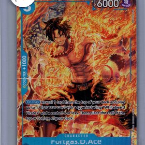 Portgas D Ace OP08-052 R alt art, One Piece Singles One Piece trading card